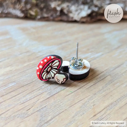Amanita Mushroom Studs