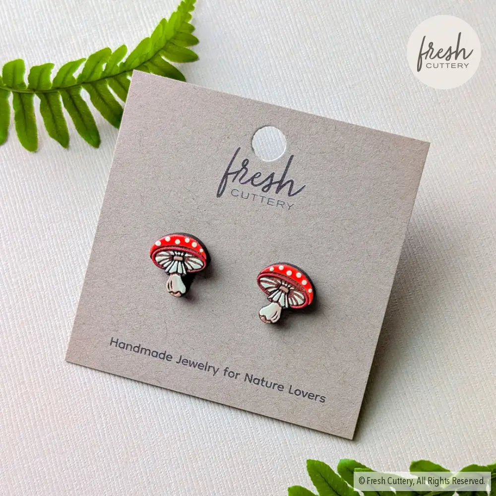 Amanita Mushroom Studs Studs