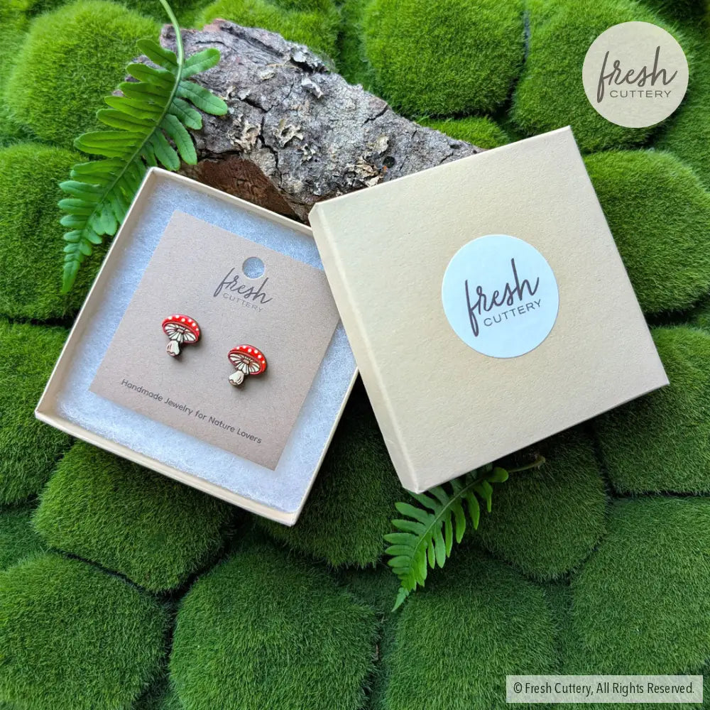 Amanita Mushroom Studs Studs