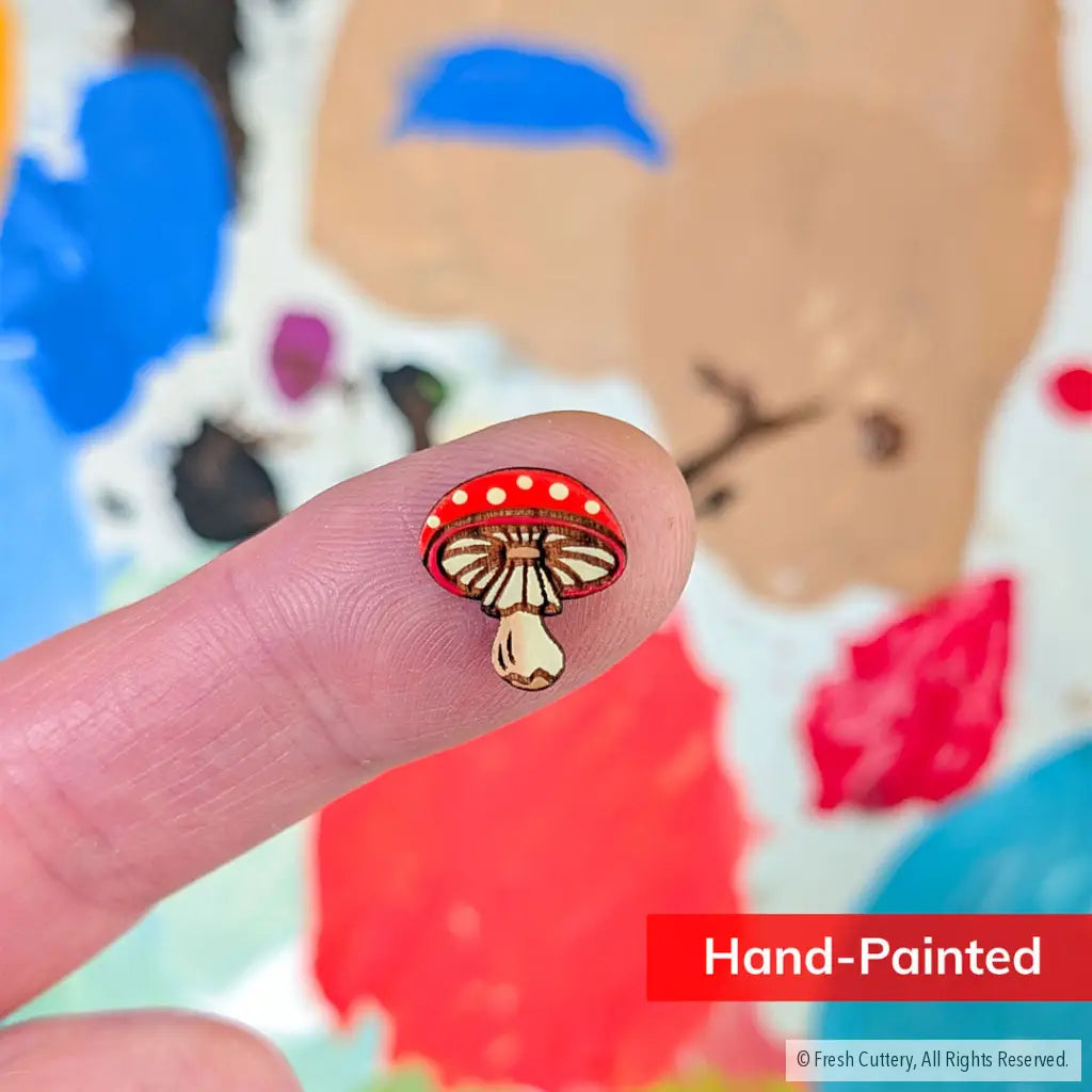 Amanita Mushroom Studs - Studs