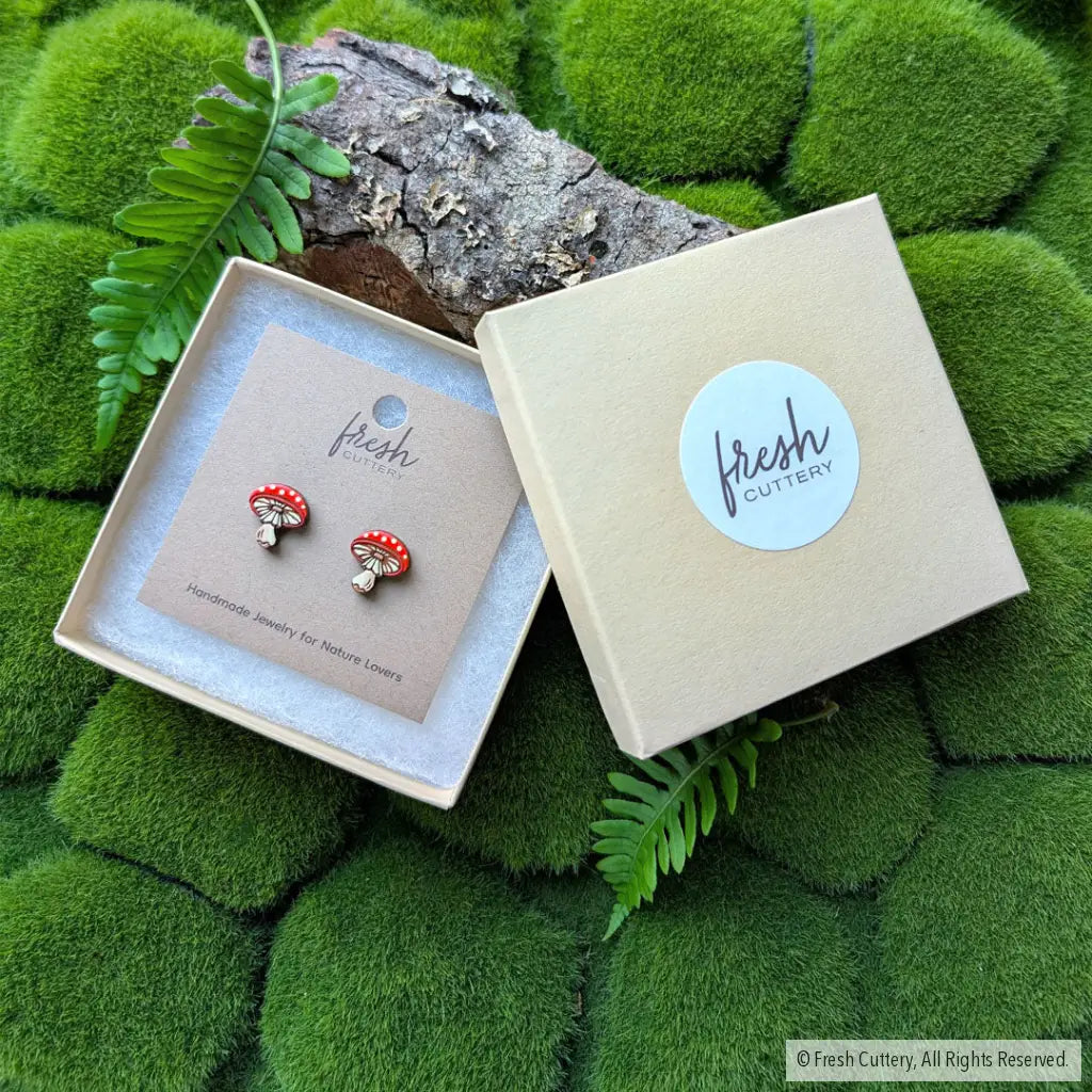 Amanita Mushroom Studs Studs