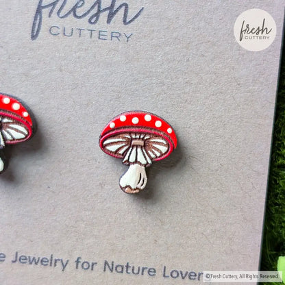 Amanita Mushroom Studs Studs