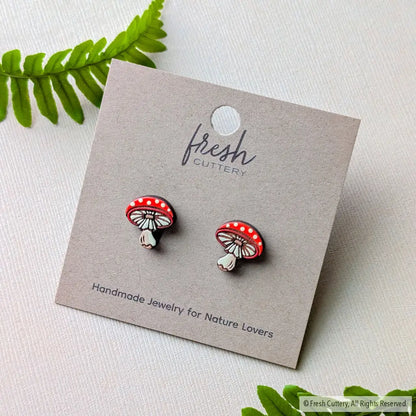 Amanita Mushroom Studs Studs