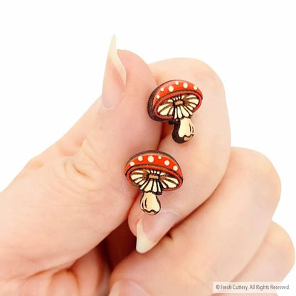 Amanita Mushroom Studs Studs