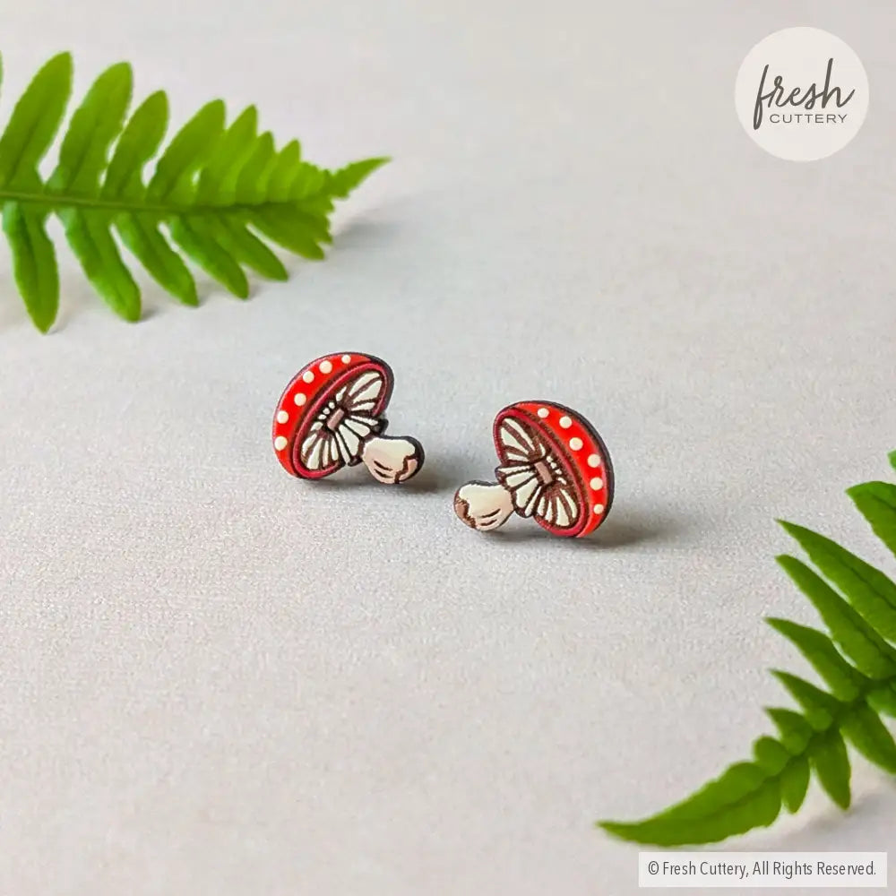 Amanita Mushroom Studs Studs