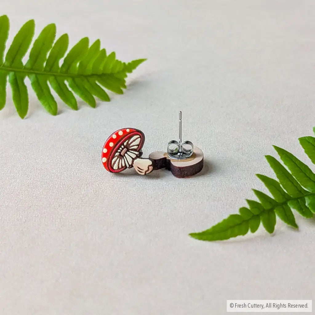 Amanita Mushroom Studs Studs