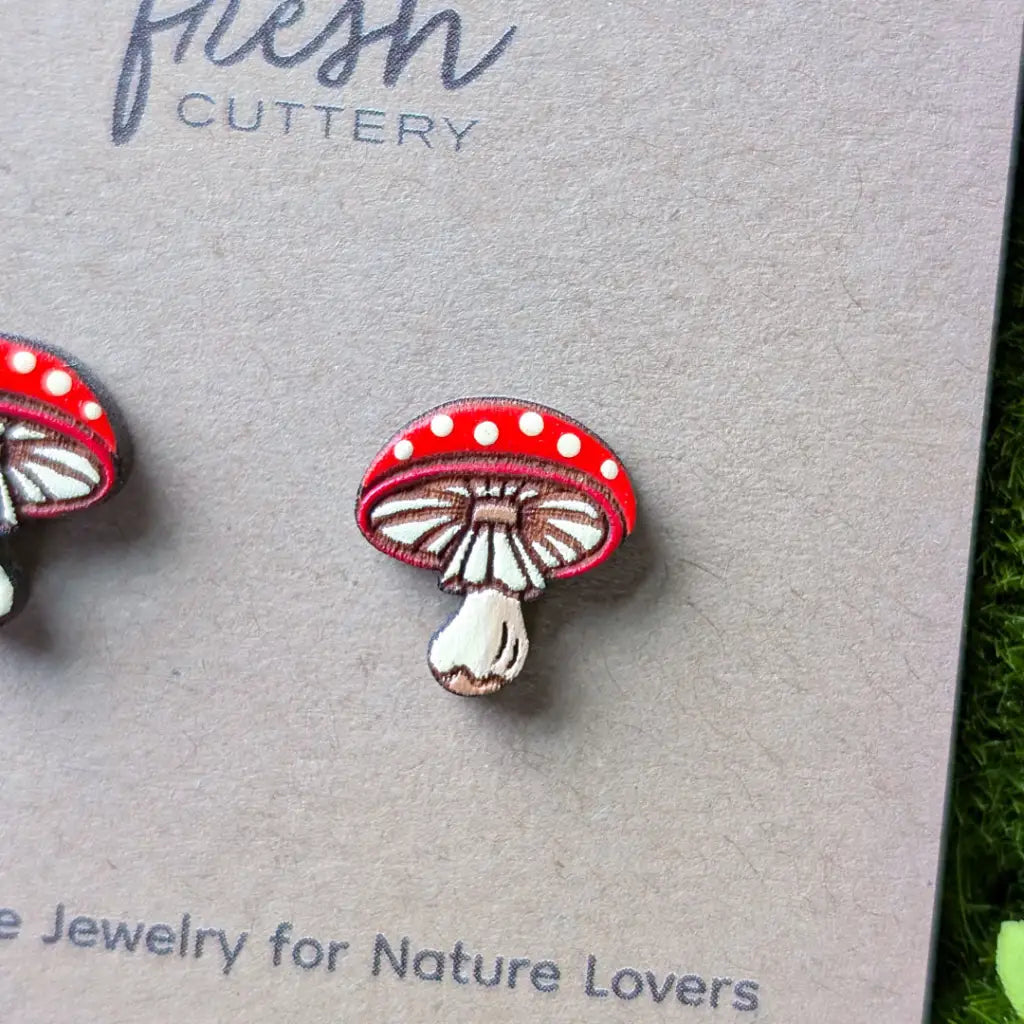 Amanita Mushroom Studs Studs