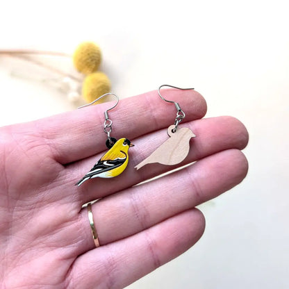 American Goldfinch Earrings Dangle and Drop Earrings