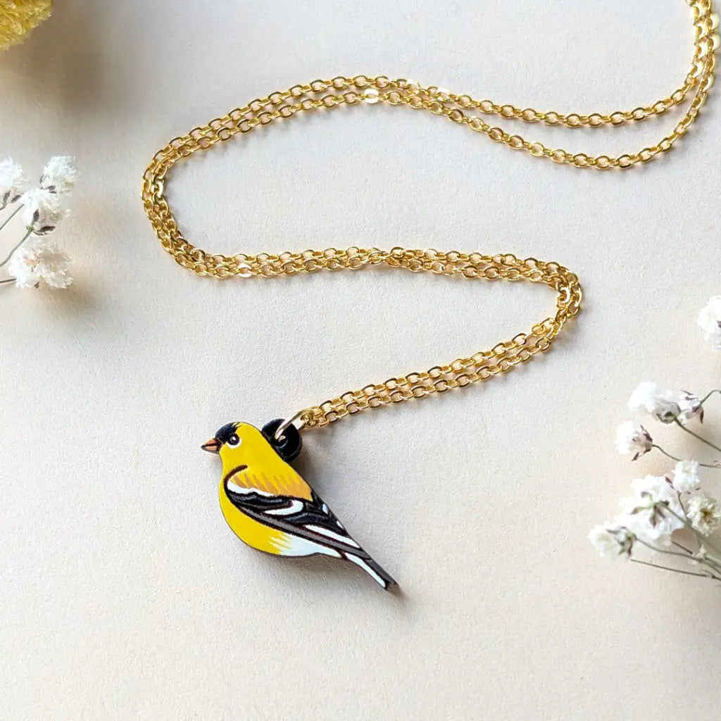 American Goldfinch Necklace Necklaces