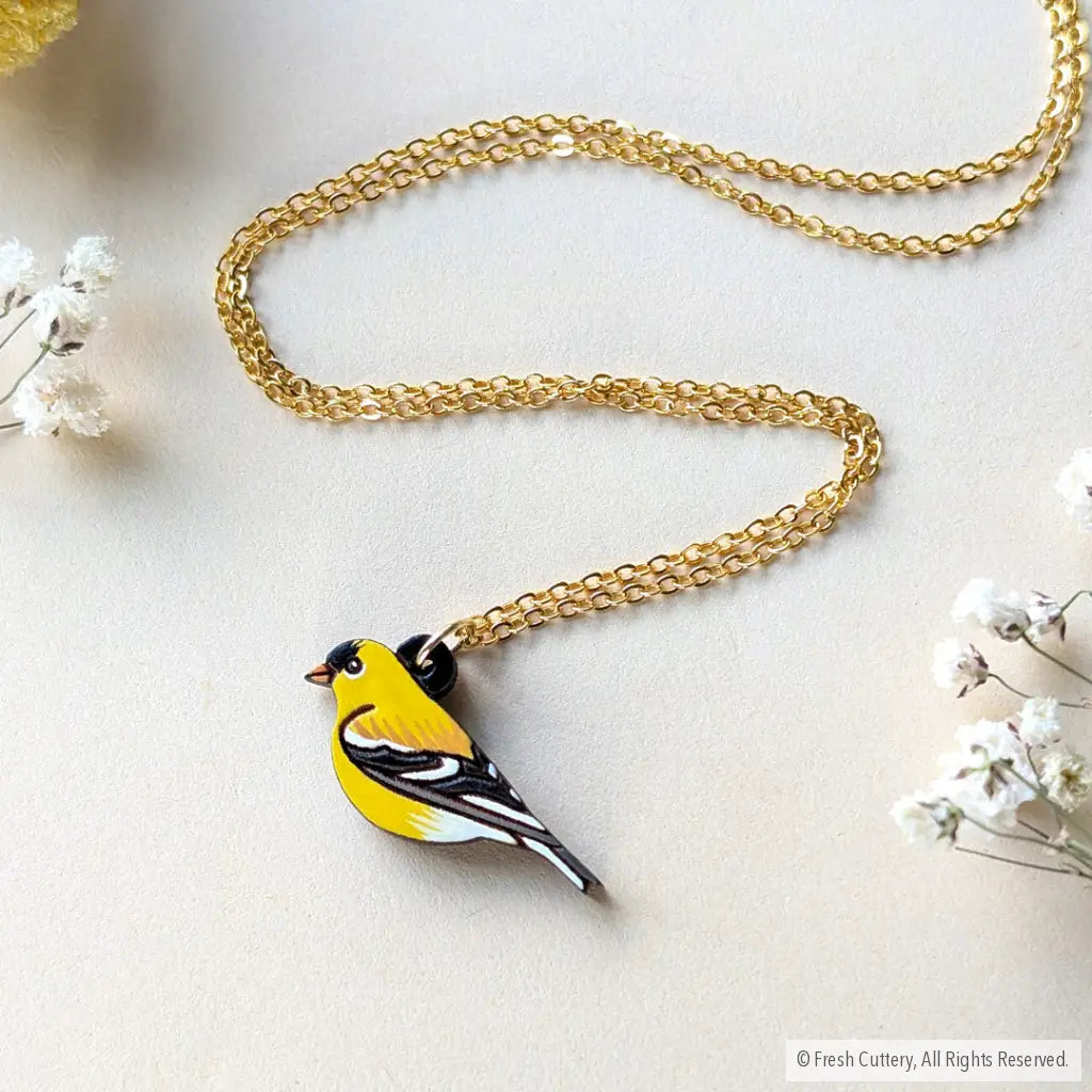 American Goldfinch Necklace Necklaces