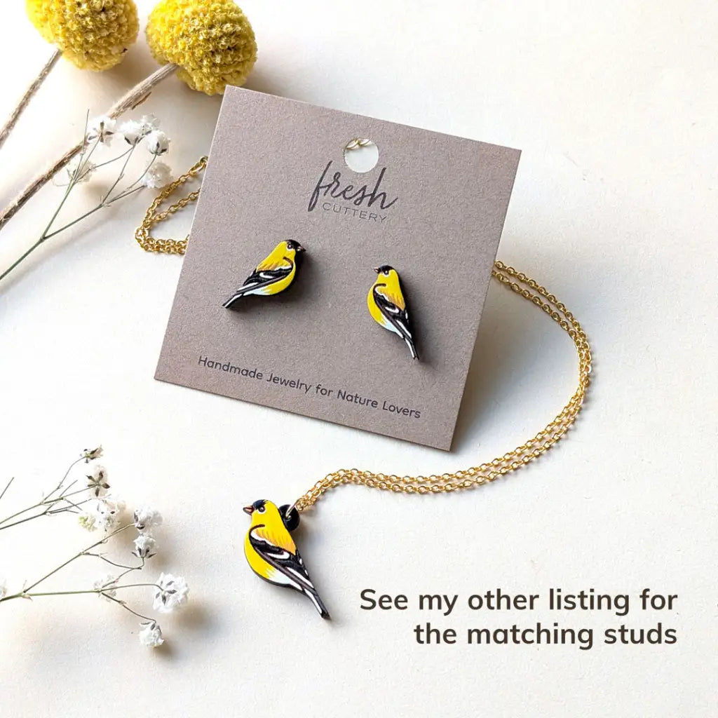 American Goldfinch Necklace Necklaces