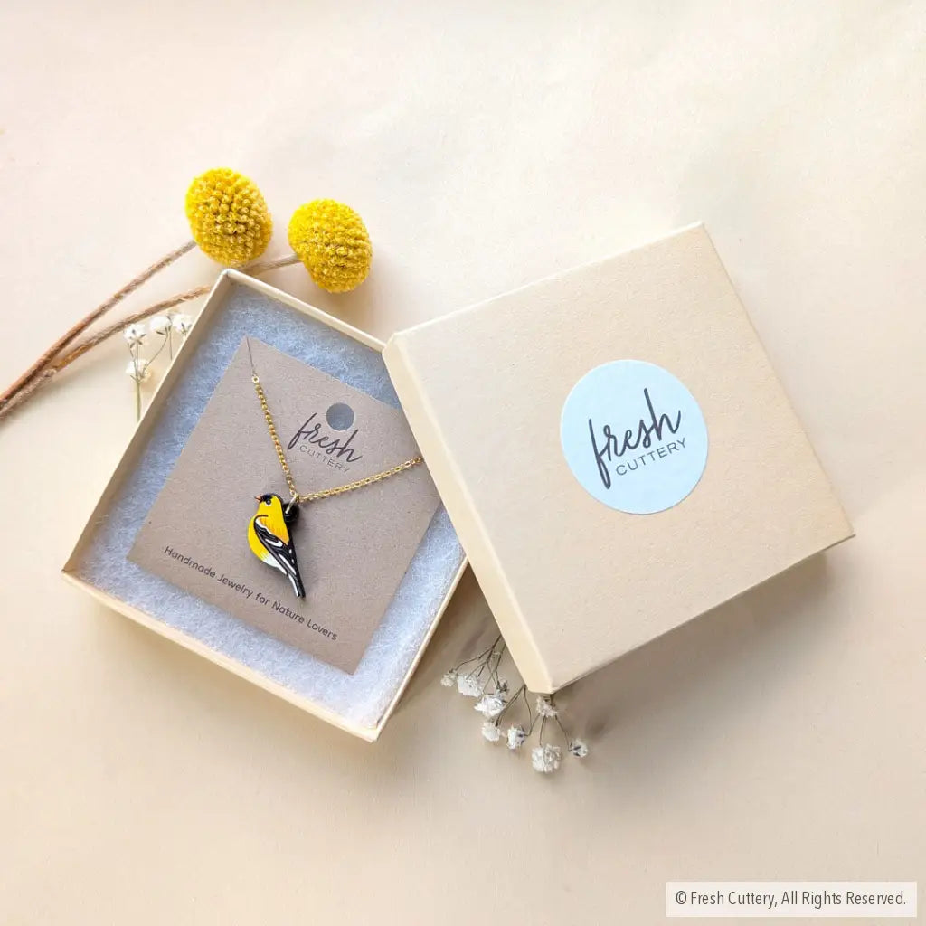American Goldfinch Necklace Necklaces