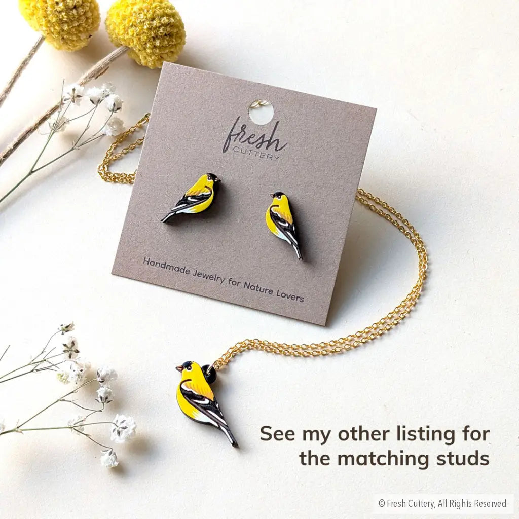 American Goldfinch Necklace Necklaces
