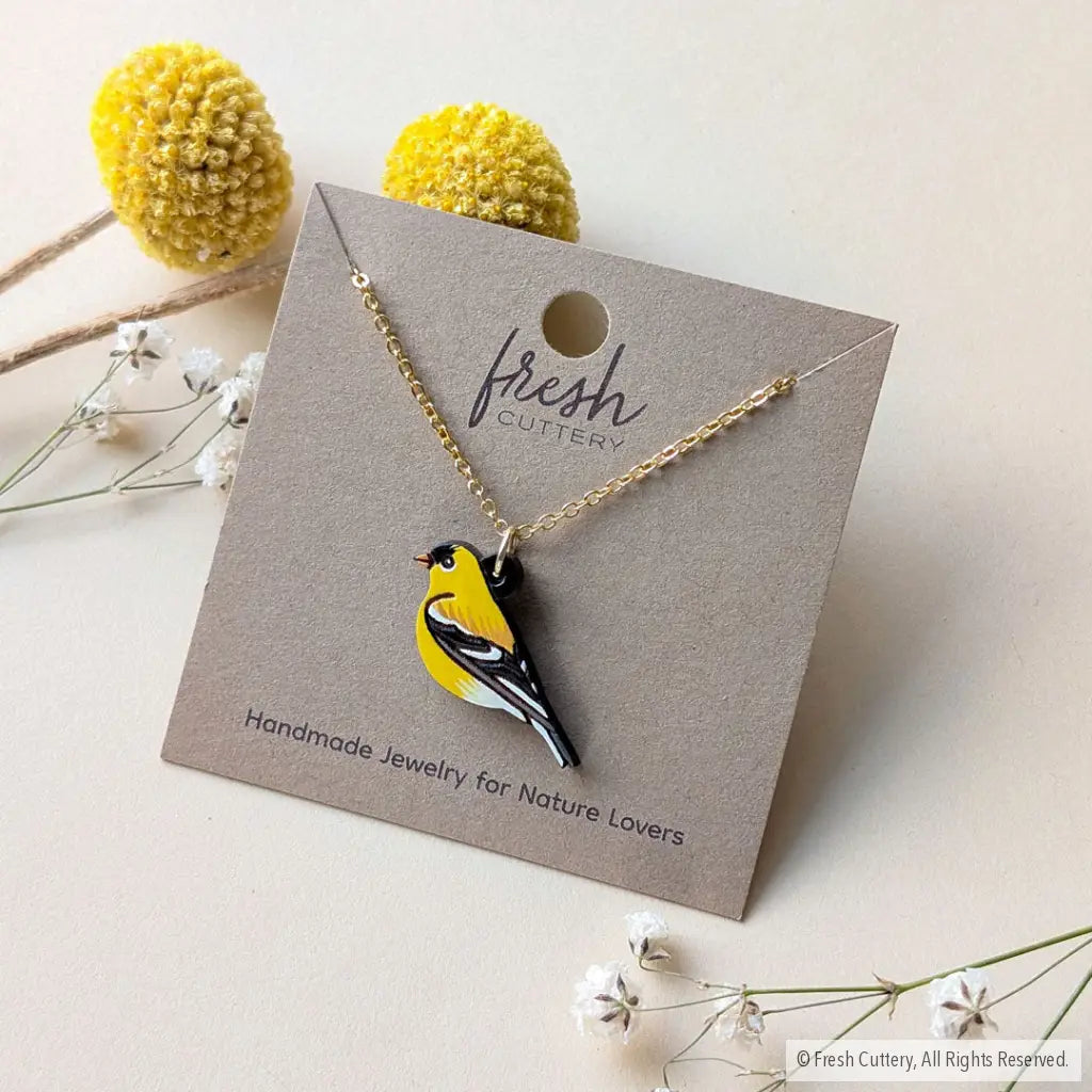 American Goldfinch Necklace Necklaces