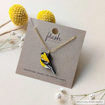 American Goldfinch Necklace Necklaces