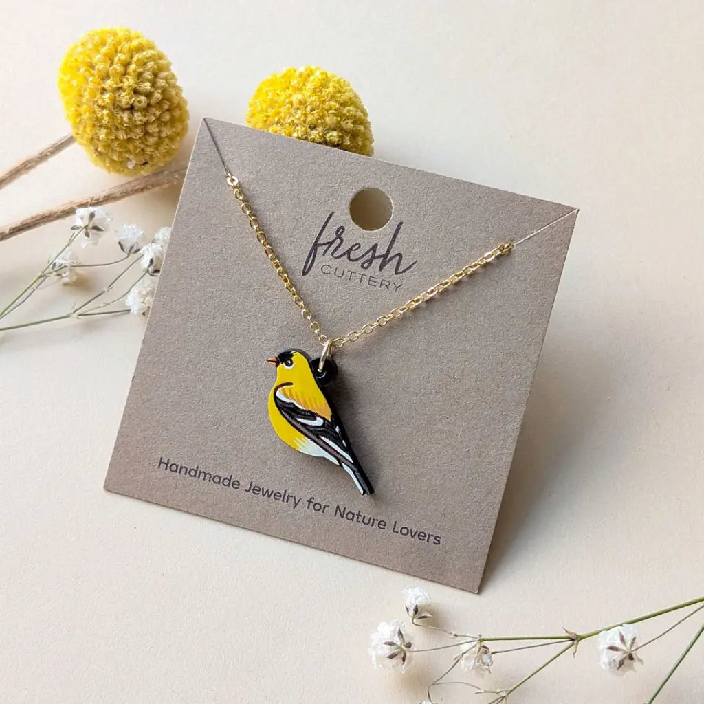 American Goldfinch Necklace Necklaces