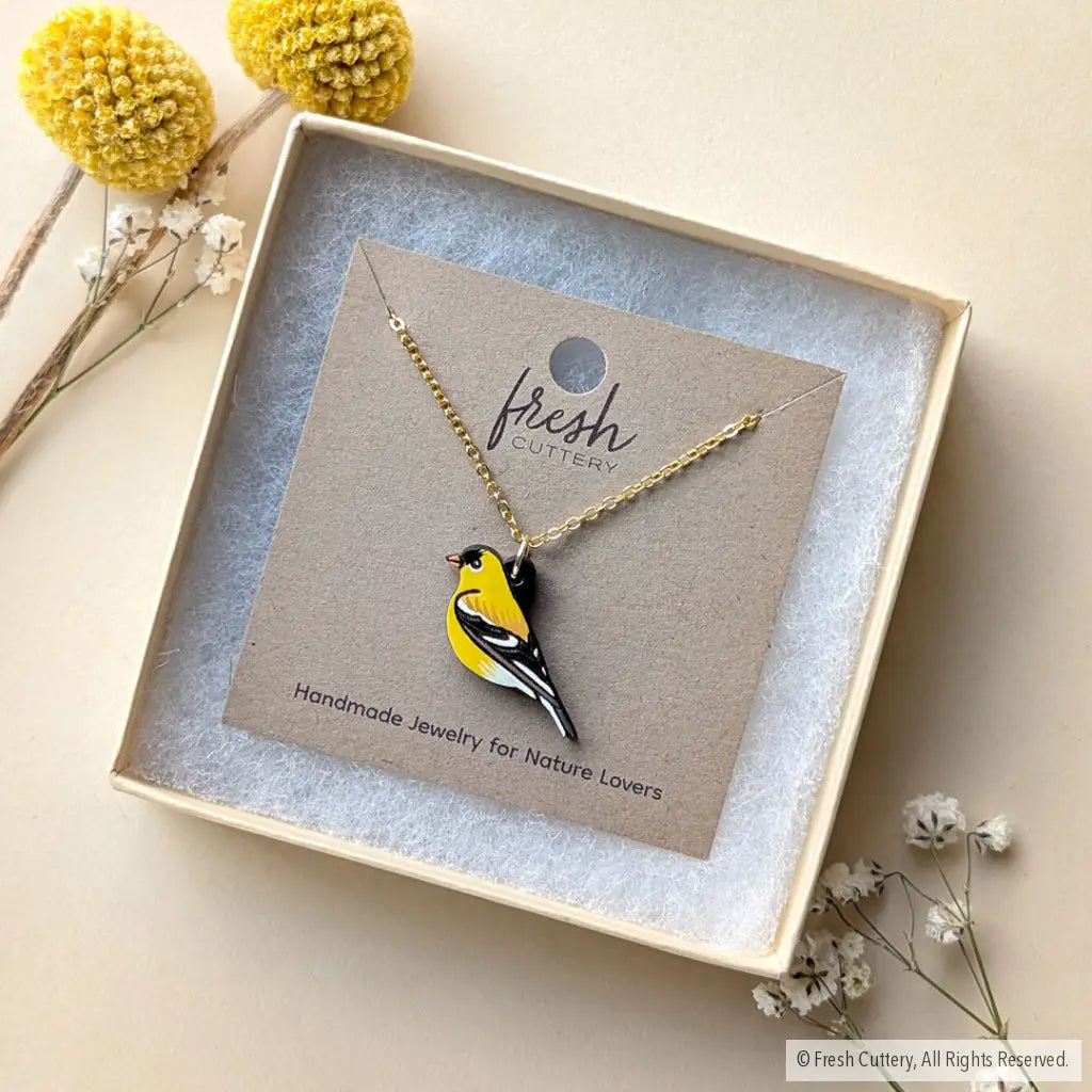American Goldfinch Necklace Necklaces
