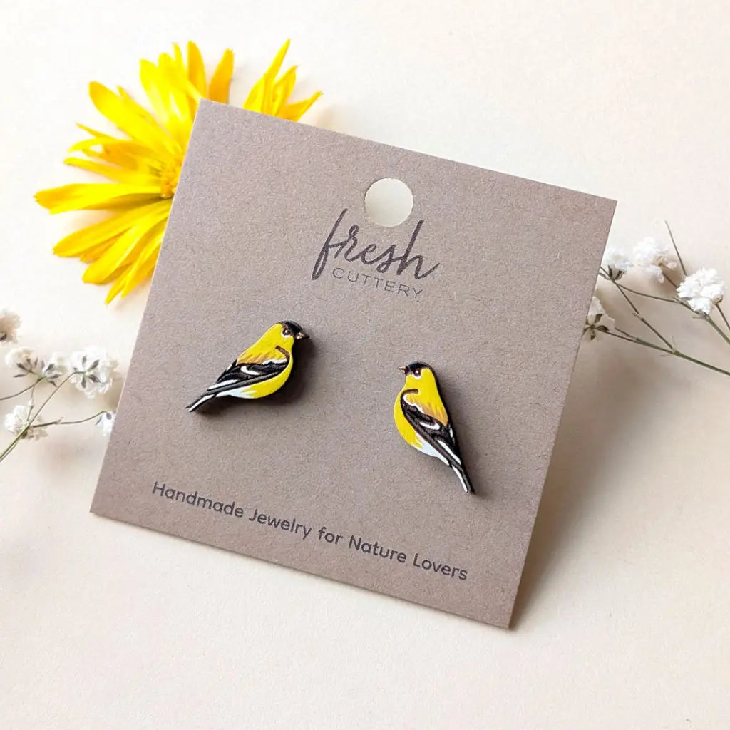 American Goldfinch Studs Studs