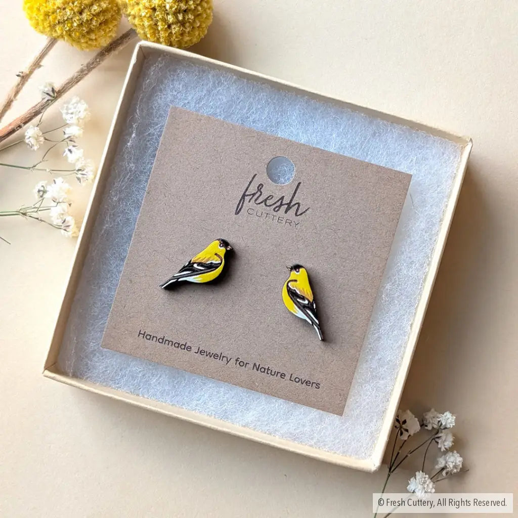 American Goldfinch Studs Studs