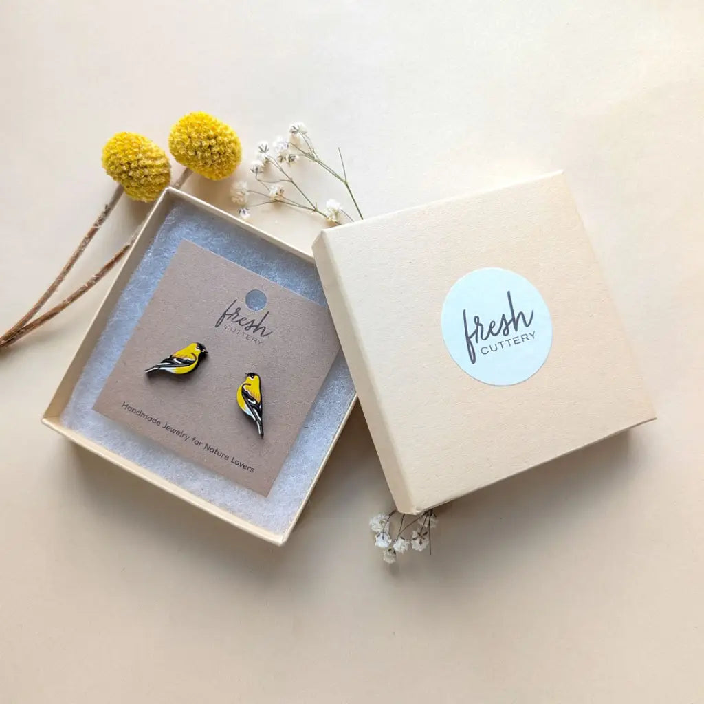 American Goldfinch Studs Studs