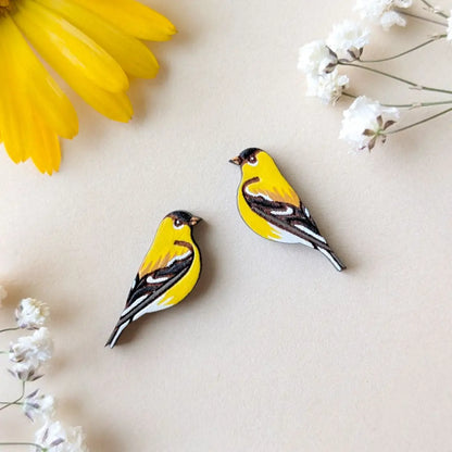 American Goldfinch Studs Studs