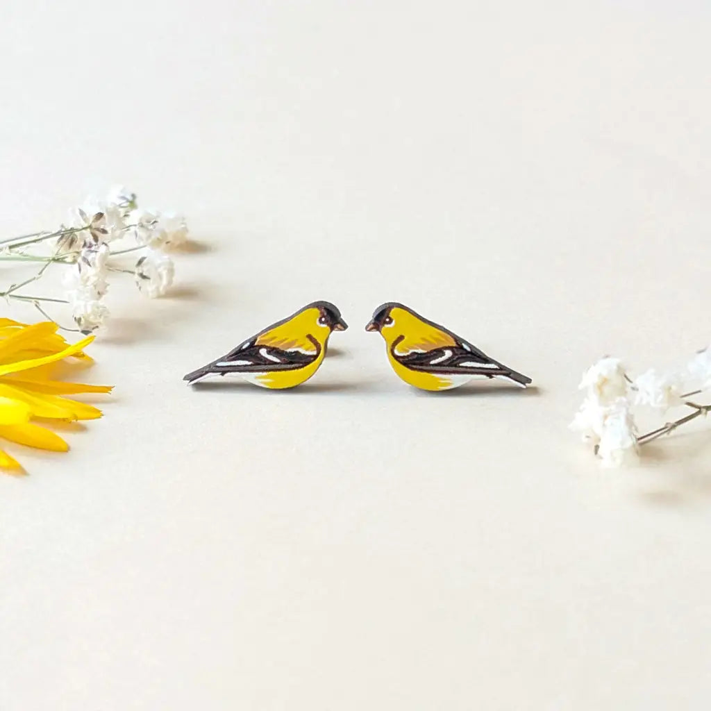 American Goldfinch Studs Studs