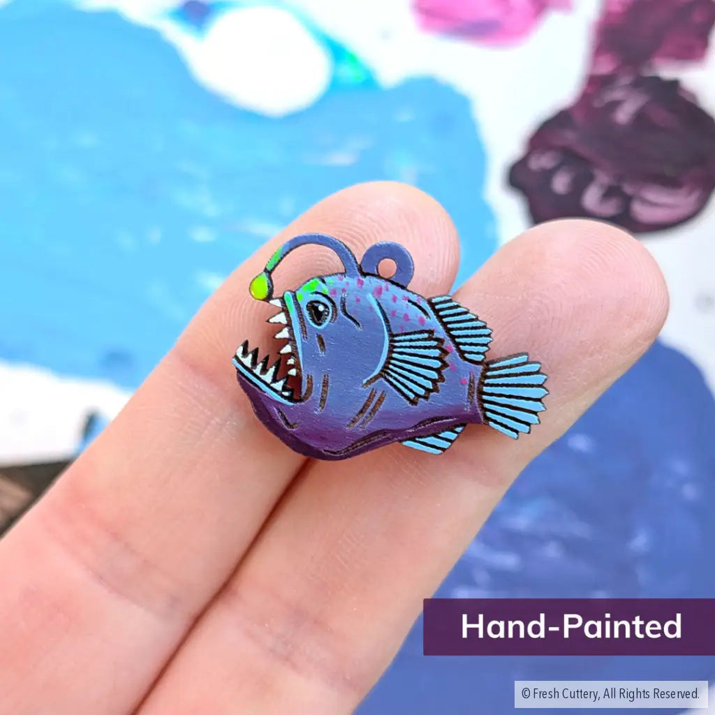 Anglerfish Earrings - Dangle and Drop Earrings