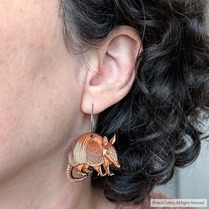 Armadillo Earrings Dangle and Drop Earrings
