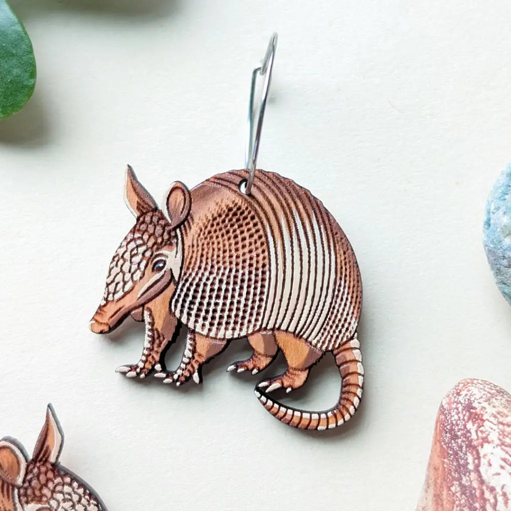 Armadillo Earrings Dangle and Drop Earrings