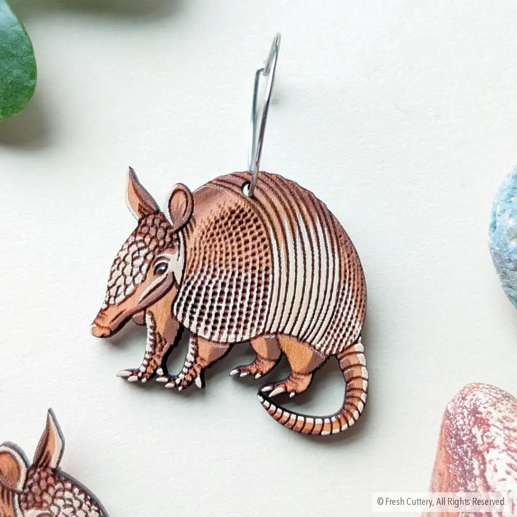 Armadillo Earrings Dangle and Drop Earrings