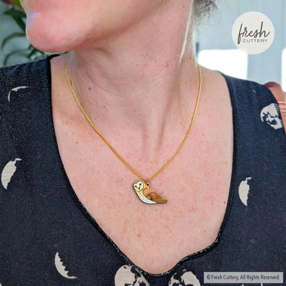 Barn Owl Necklace Necklaces