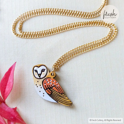 Barn Owl Necklace Necklaces