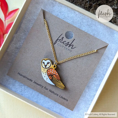 Barn Owl Necklace Necklaces