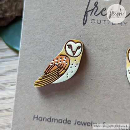 Barn Owl Studs