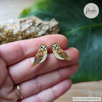 Barn Owl Studs