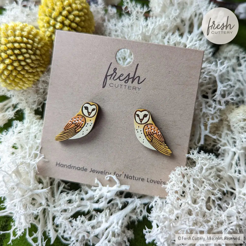 Barn Owl Studs