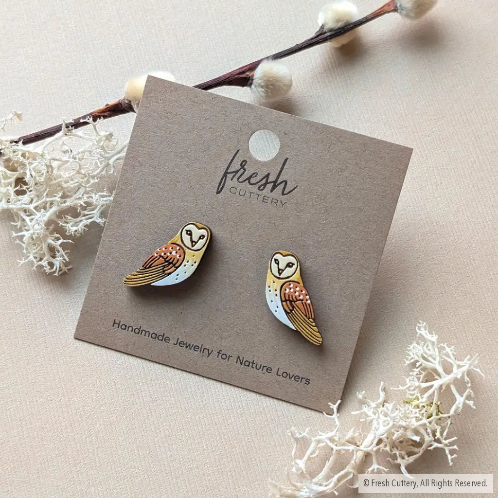 Barn Owl Studs Studs