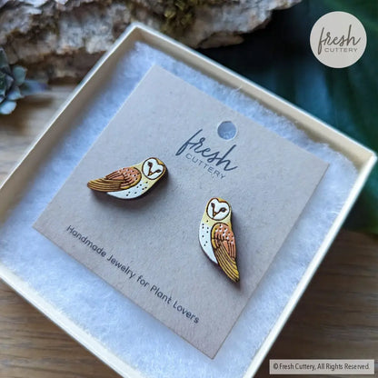 Barn Owl Studs