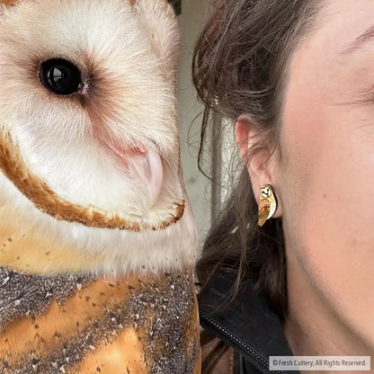 Barn Owl Studs Studs