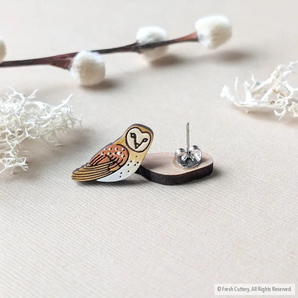 Barn Owl Studs Studs