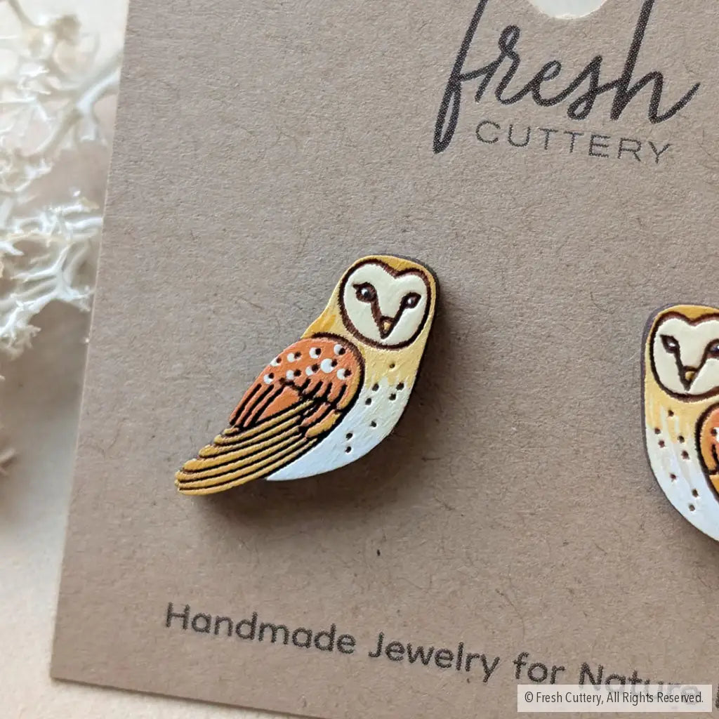 Barn Owl Studs Studs