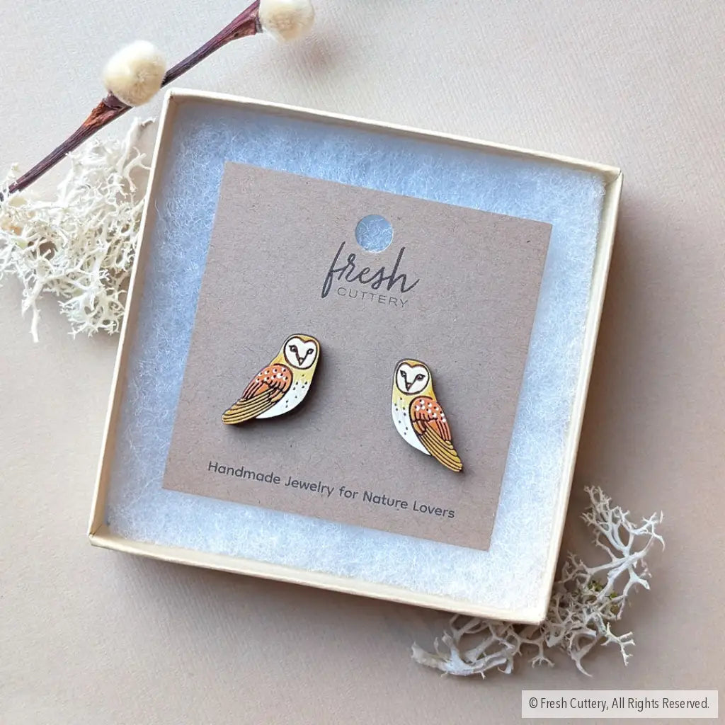 Barn Owl Studs Studs