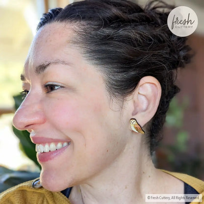 Barn Owl Studs