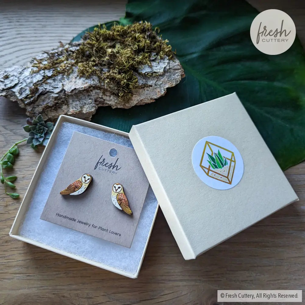 Barn Owl Studs