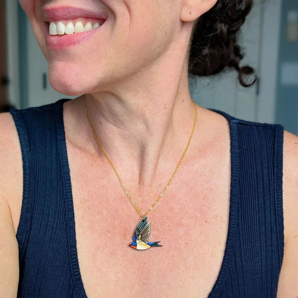 Barn Swallow Necklace Necklaces