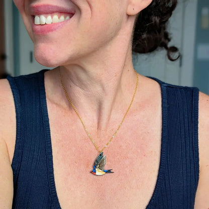 Barn Swallow Necklace Necklaces