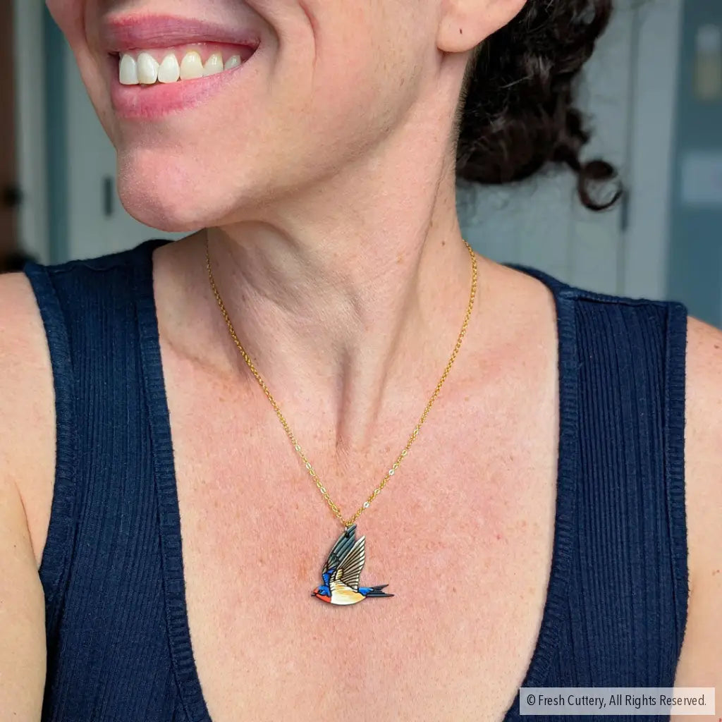 Barn Swallow Necklace Necklaces