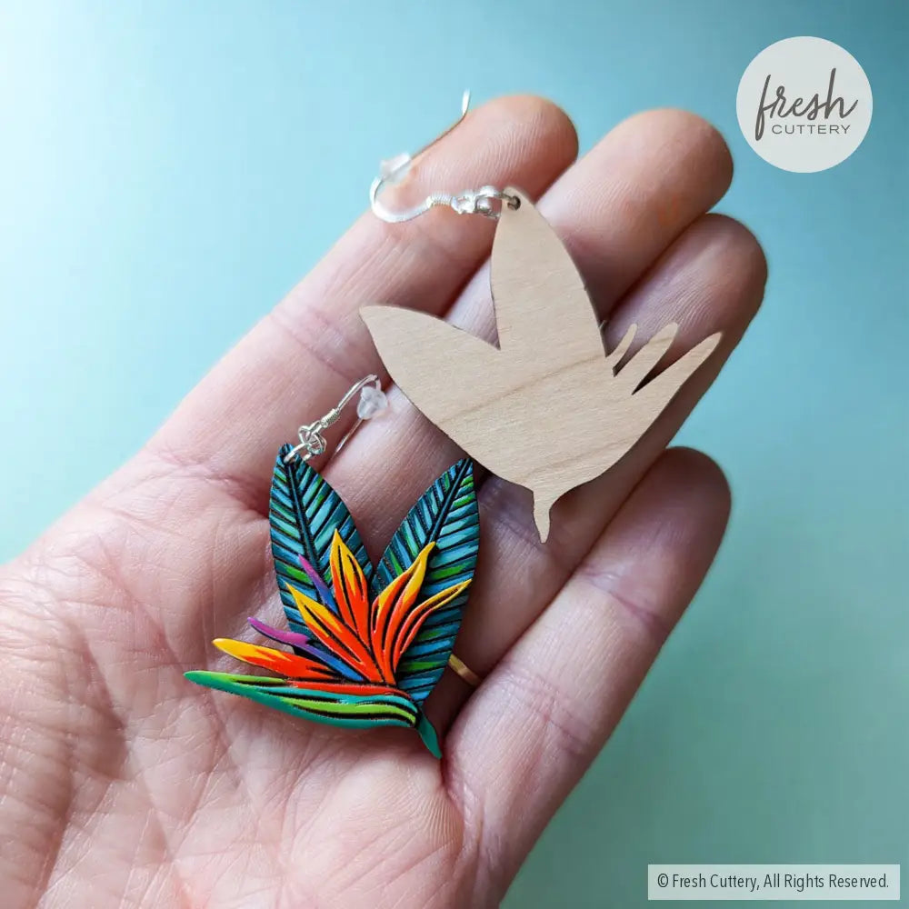 Bird Of Paradise Earrings Dangle And Drop