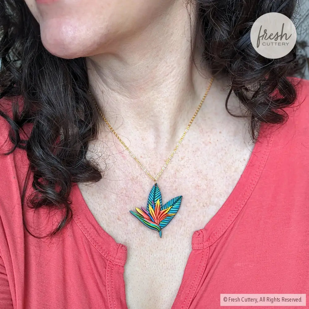 Bird Of Paradise Necklace Necklaces