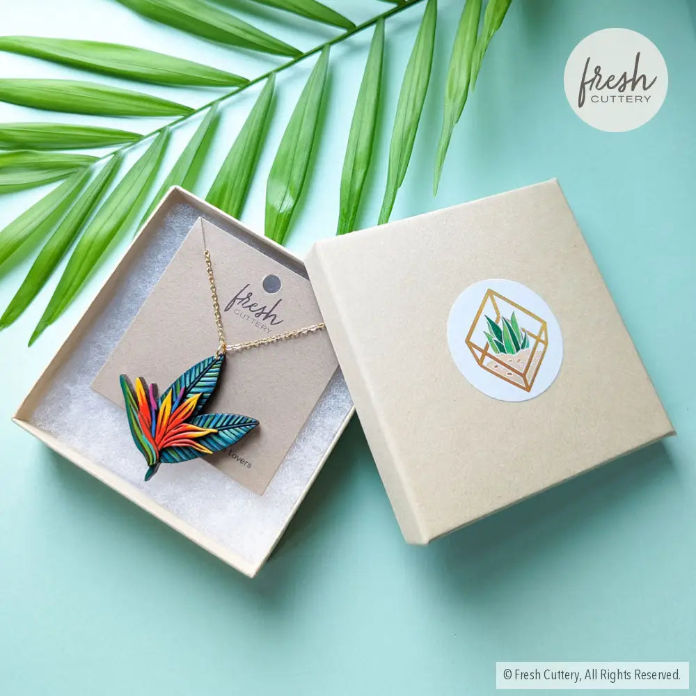 Bird Of Paradise Necklace Necklaces